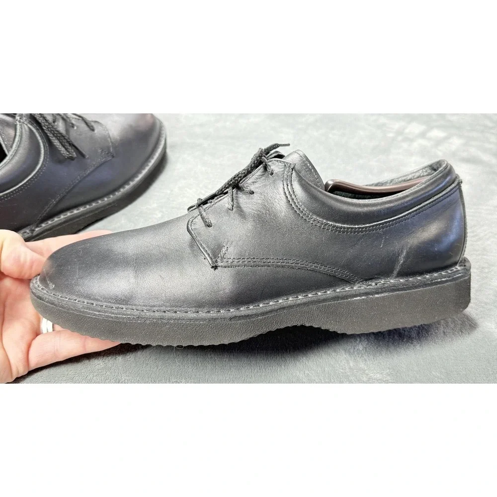 Eva-Tech Footonic II Shoes Mens Size 9.5 E Black Leather Casual Work Comfort‎